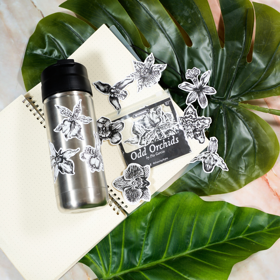 Odd Orchids Sticker Set by Pia