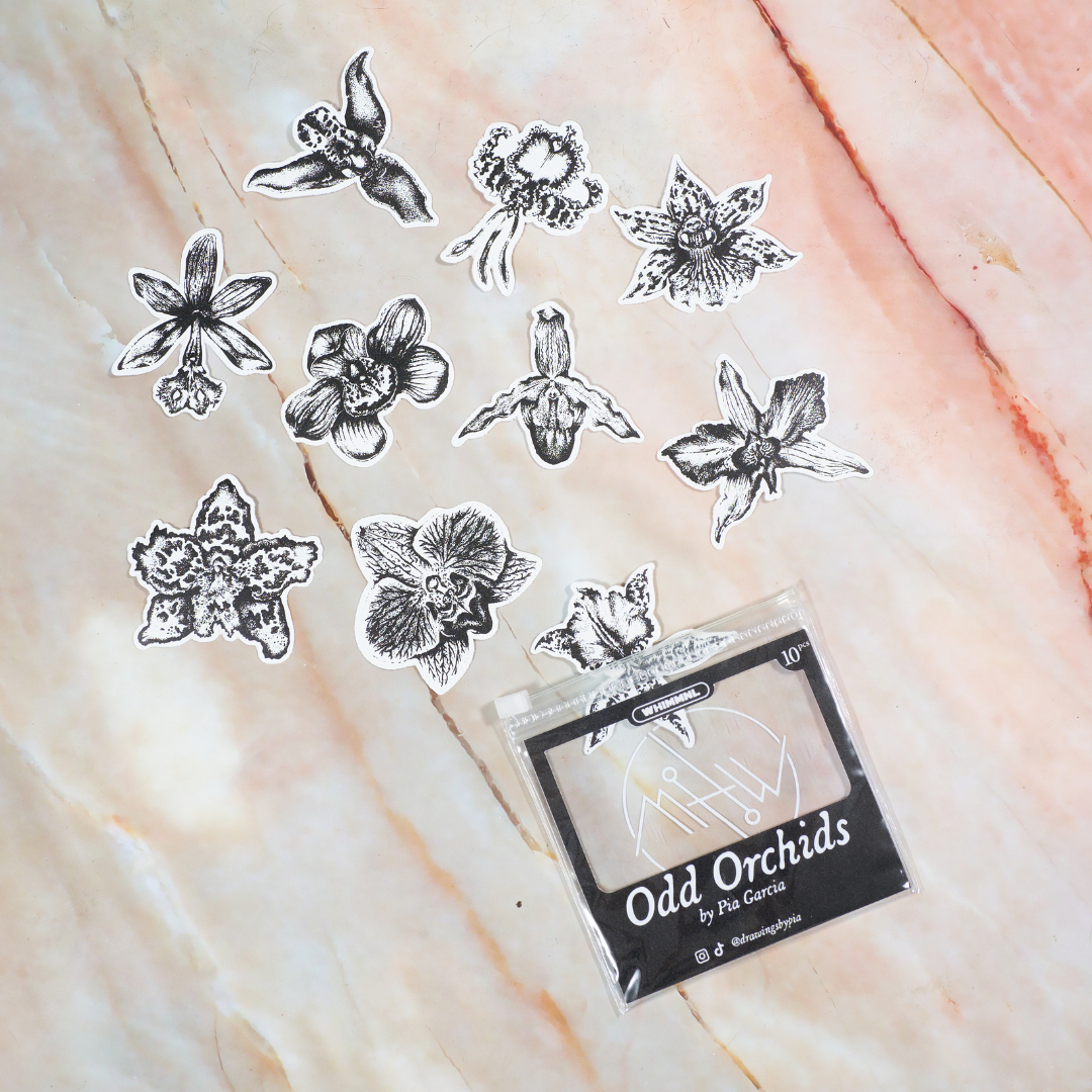 Odd Orchids Sticker Set by Pia