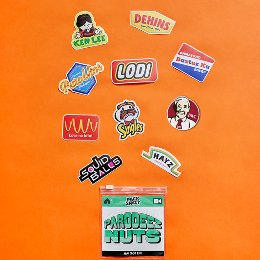 Parodeez Nuts: Series 1 Sticker Pack
