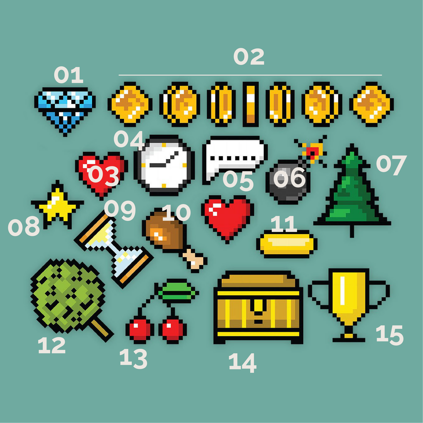 8bit Sticker Packs