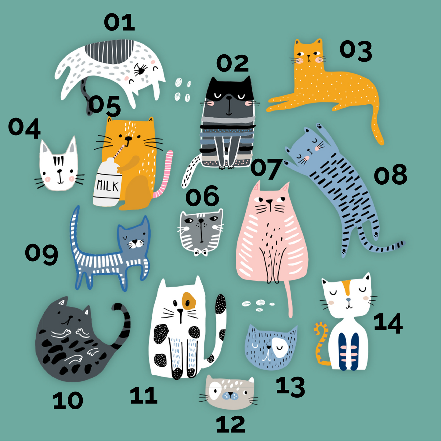 Cat Doodles Pack