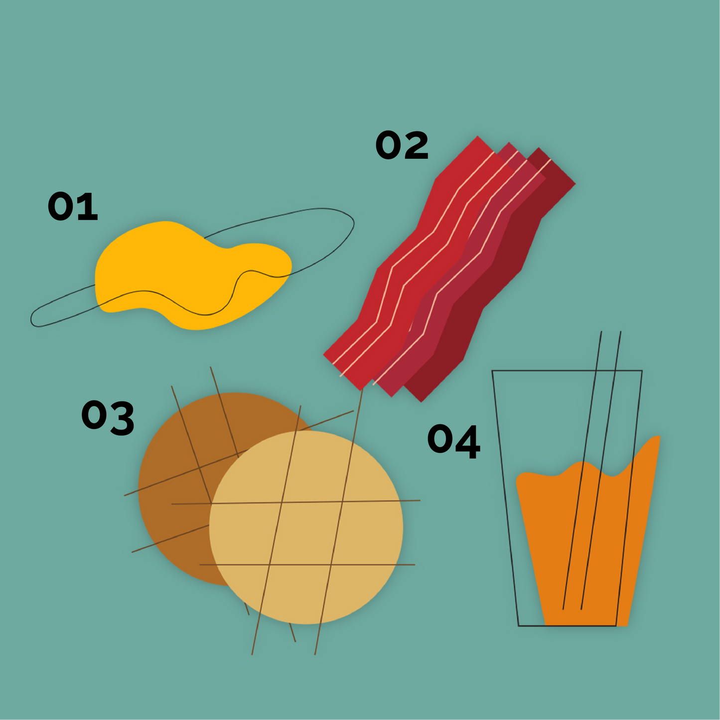 Deconstructed Breakfast Set