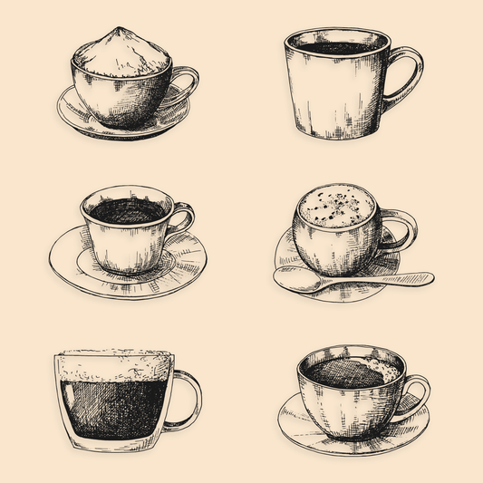 Coffee Lineart Decals