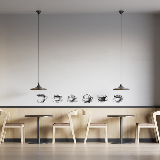 Coffee Lineart Decals