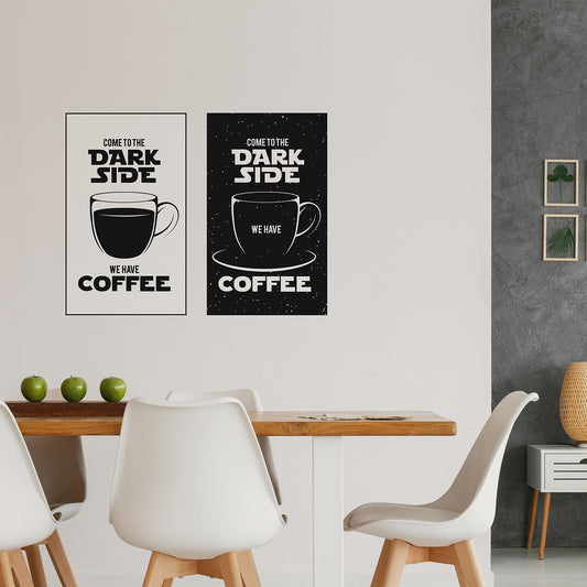 Come to the Dark Side Poster Sticker