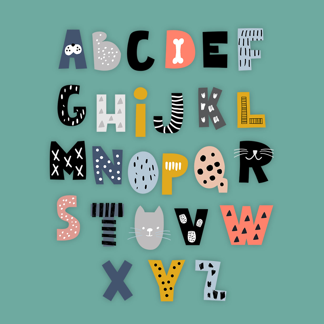 Animal Inspired Alphabet