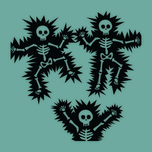 Electrocuted Man Light Switch Set