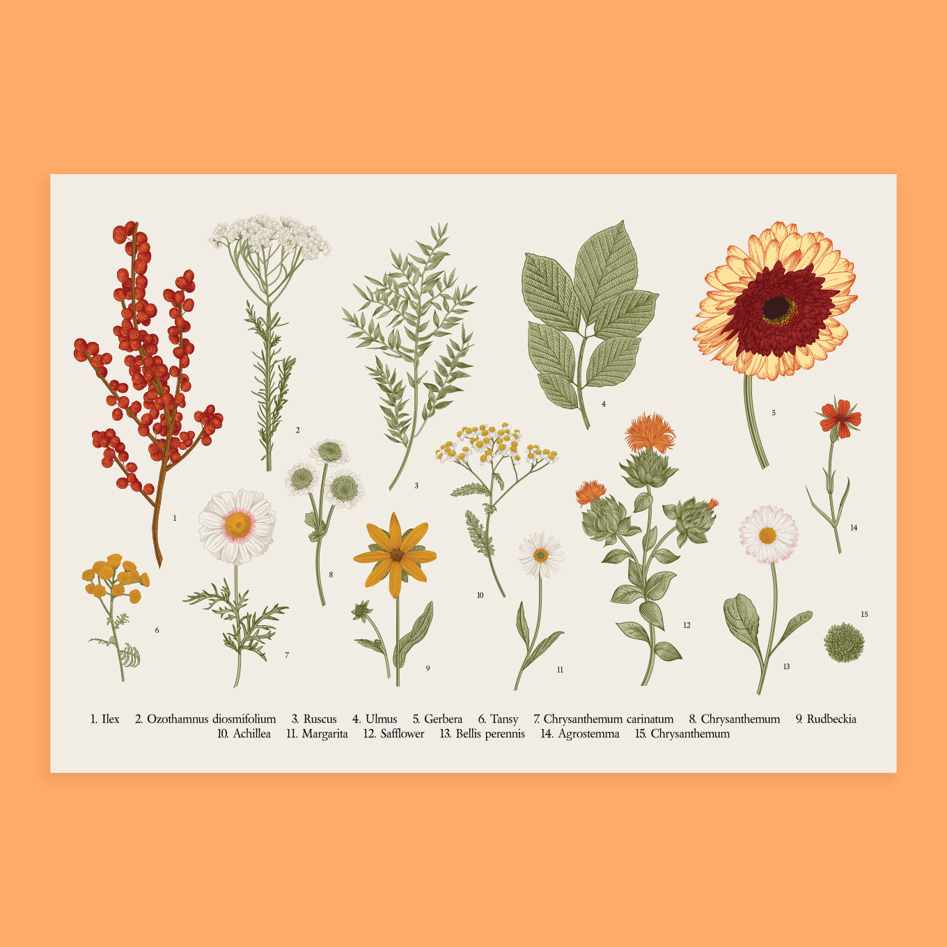 Flora Poster Wall Sticker