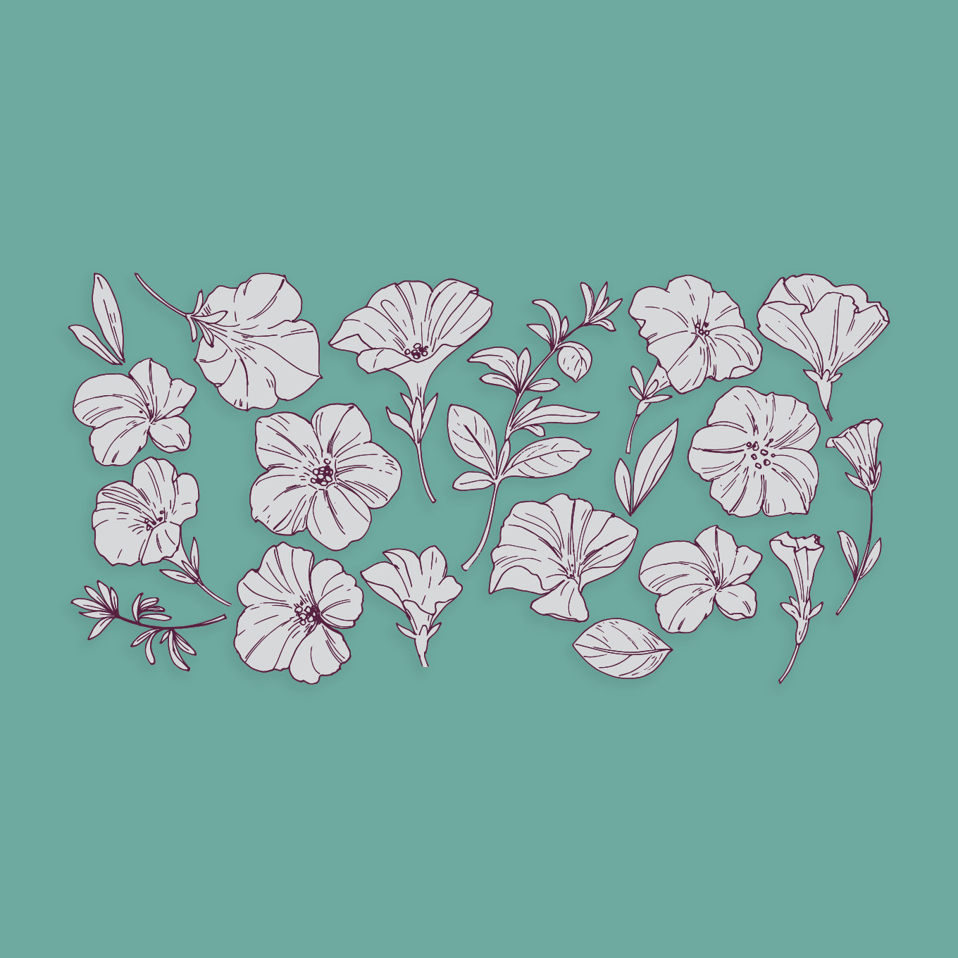 Monochrome Flowers