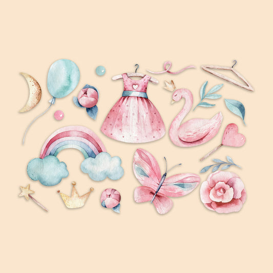 Watercolor Girls Pack