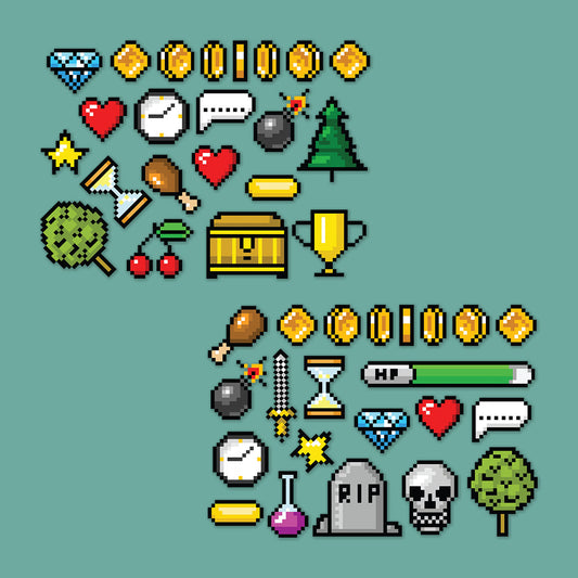 Ultimate 8-bit Sticker Bundle