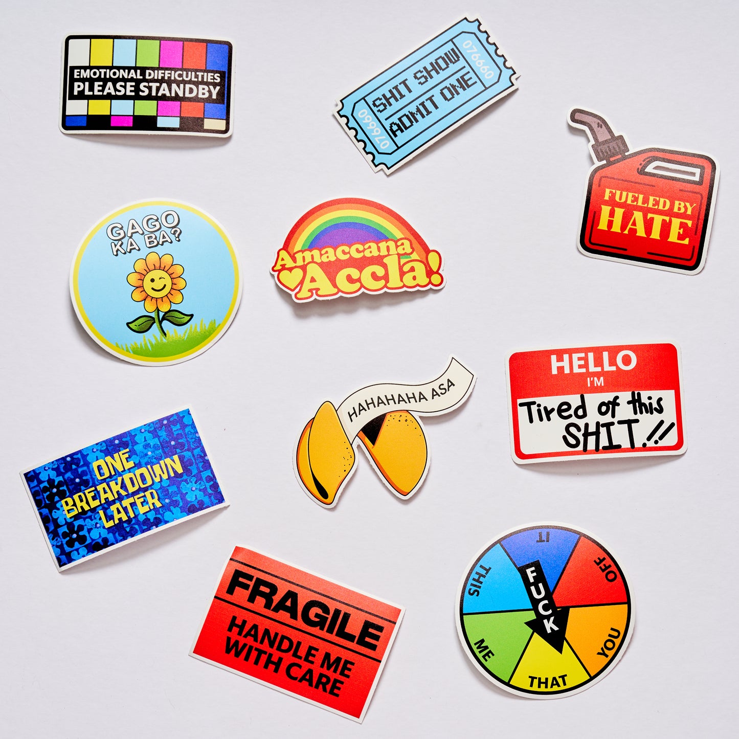 Amaccana Accla Sticker Pack