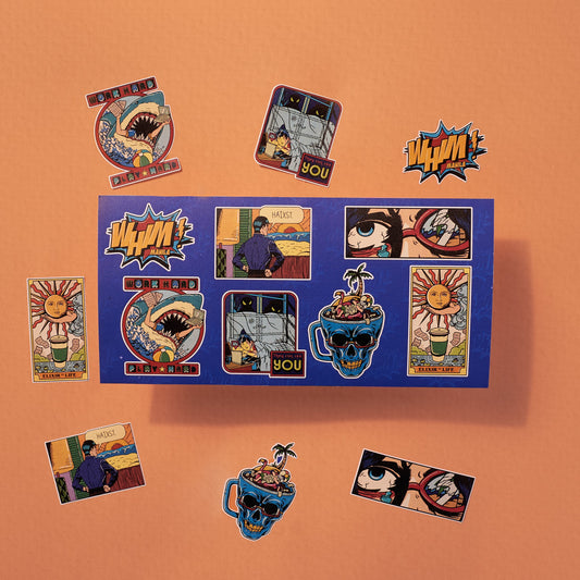 Summer Witty Stay at Home Sticker Pack