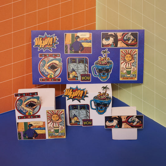 Summer Witty Stay at Home Sticker Pack