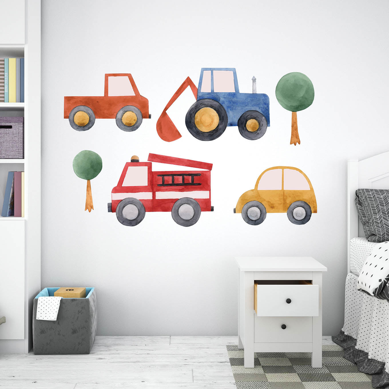 Watercolor Vehicles