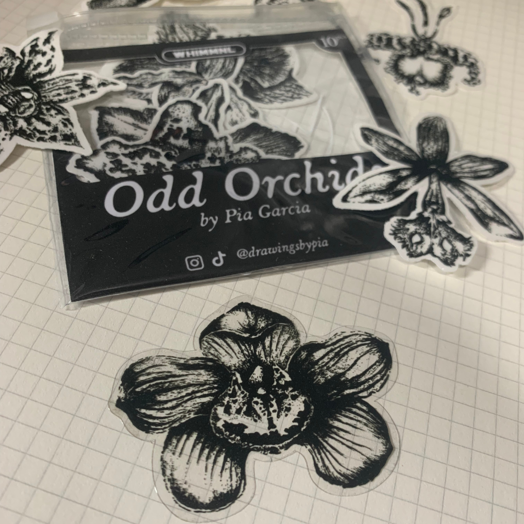Odd Orchids Sticker Set by Pia