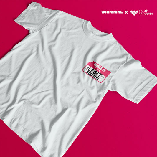 [Whim x South Snippets] #LegitSouthie Name Tag Shirt in White