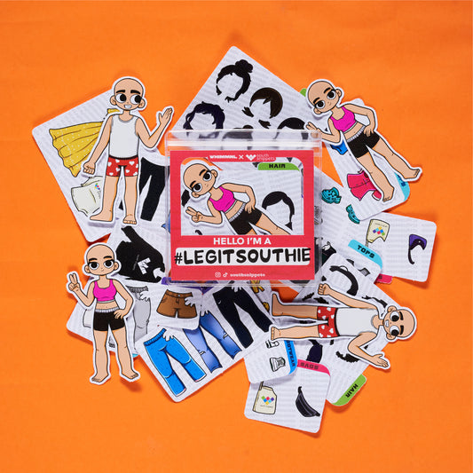 [Whim x South Snippets] #LegitSouthie Sticker Doll Female Pack