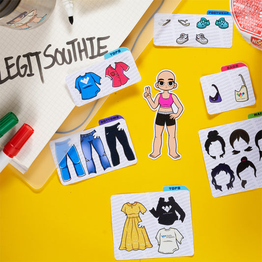 [Whim x South Snippets] #LegitSouthie Sticker Doll Female Pack