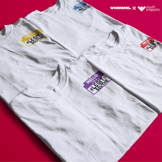 [Whim x South Snippets] #LegitSouthie Name Tag Shirt in White