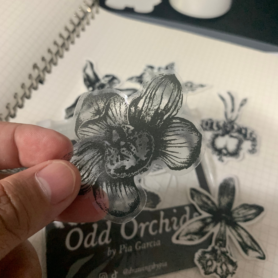 Odd Orchids Sticker Set by Pia