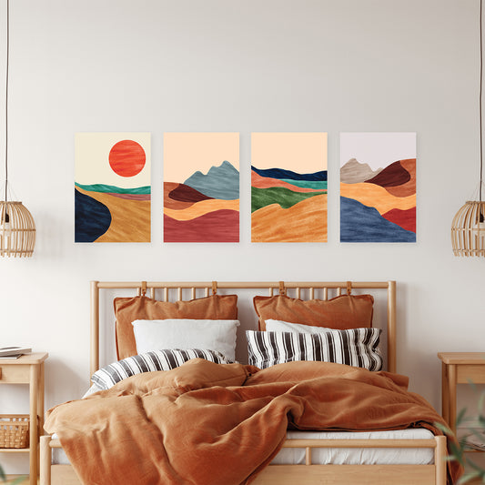 4 Panel Scenery