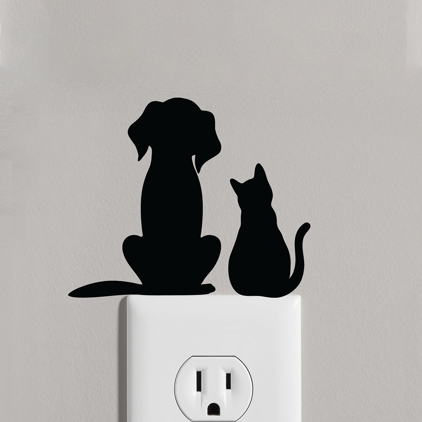 Cat and Dog Light Switch Set