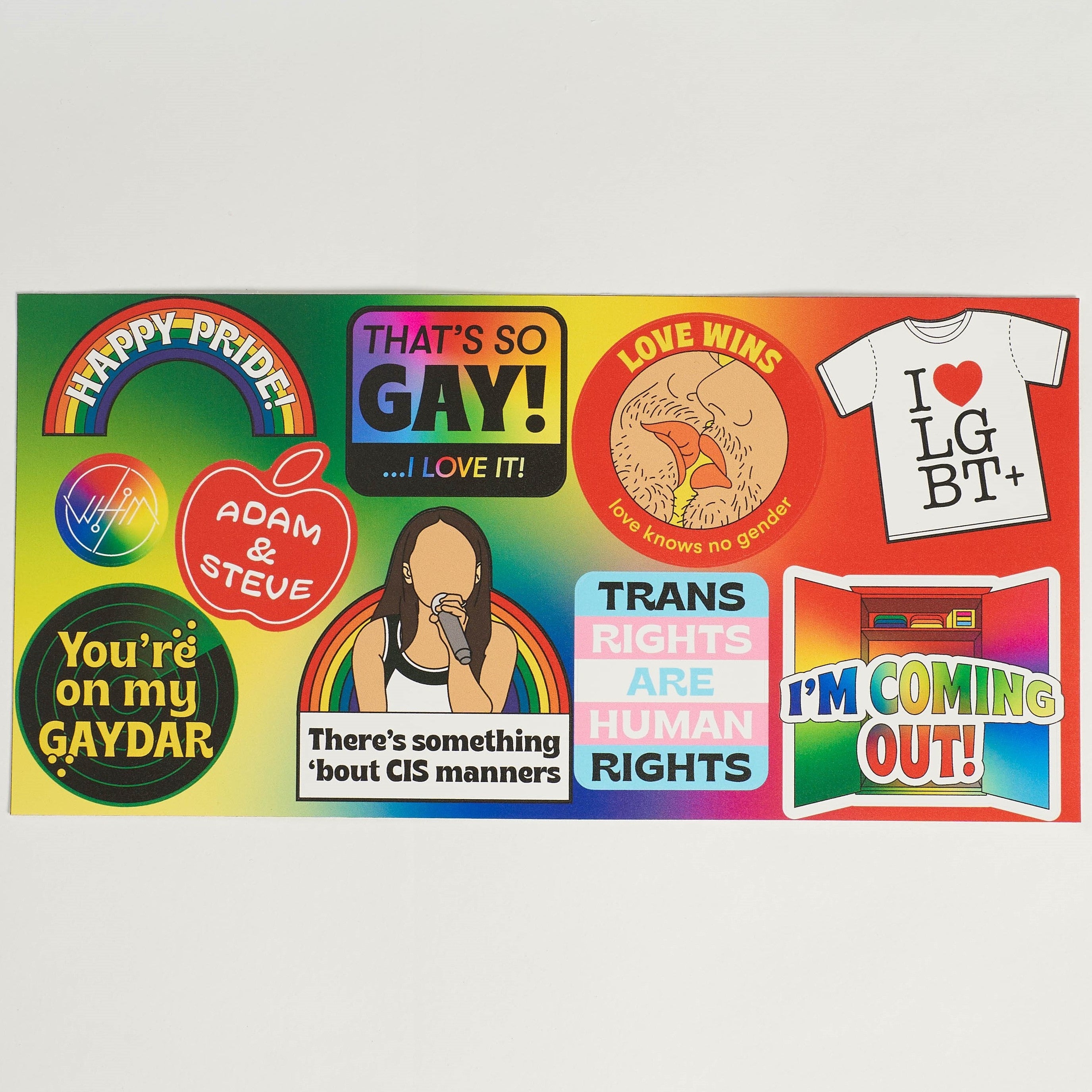 Pride Stickers Set B