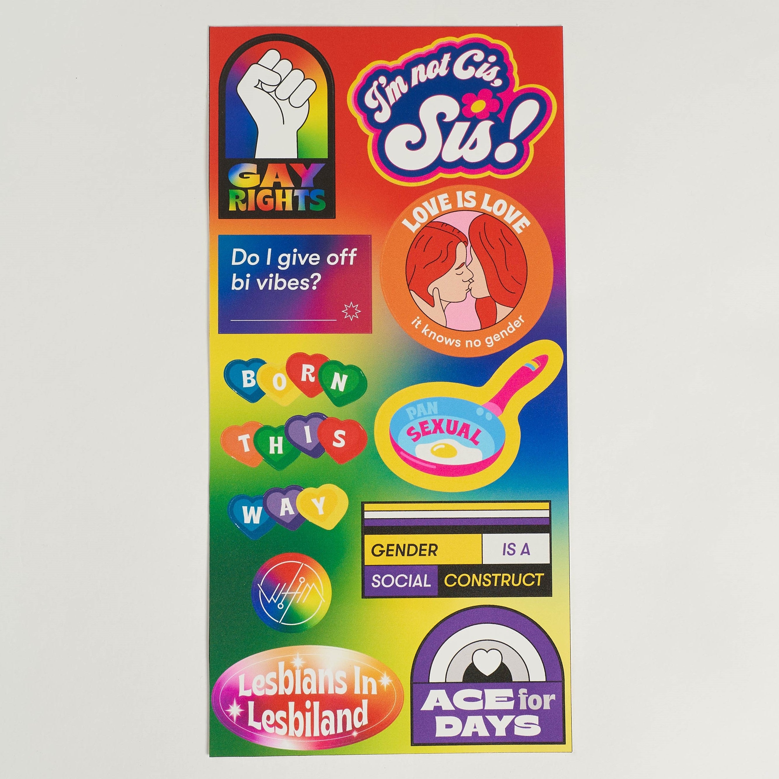 Pride Stickers Set A