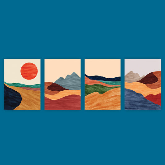 4 Panel Scenery