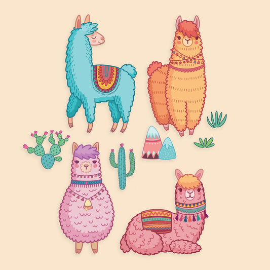 Cartoon Llama
