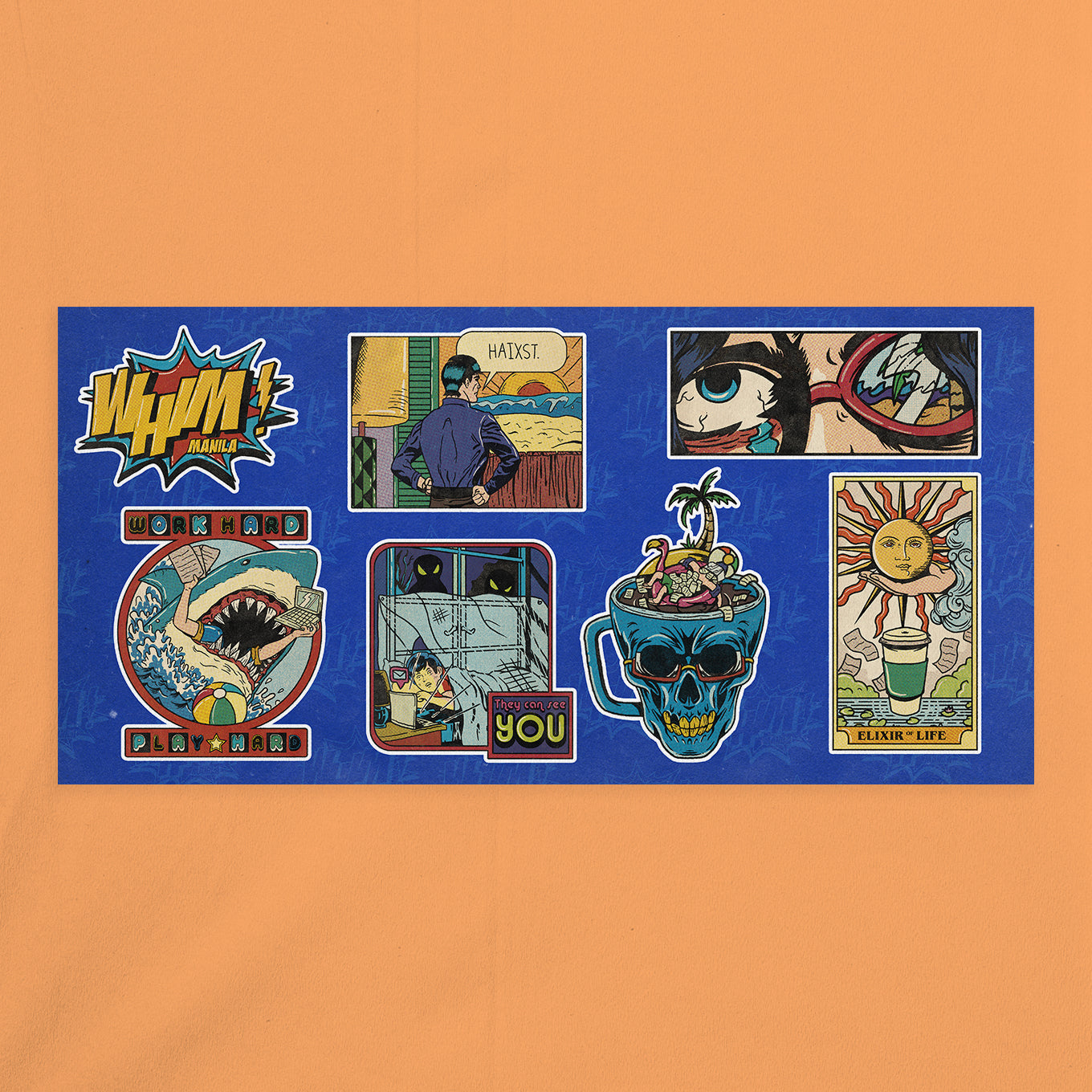 Summer Witty Stay at Home Sticker Pack