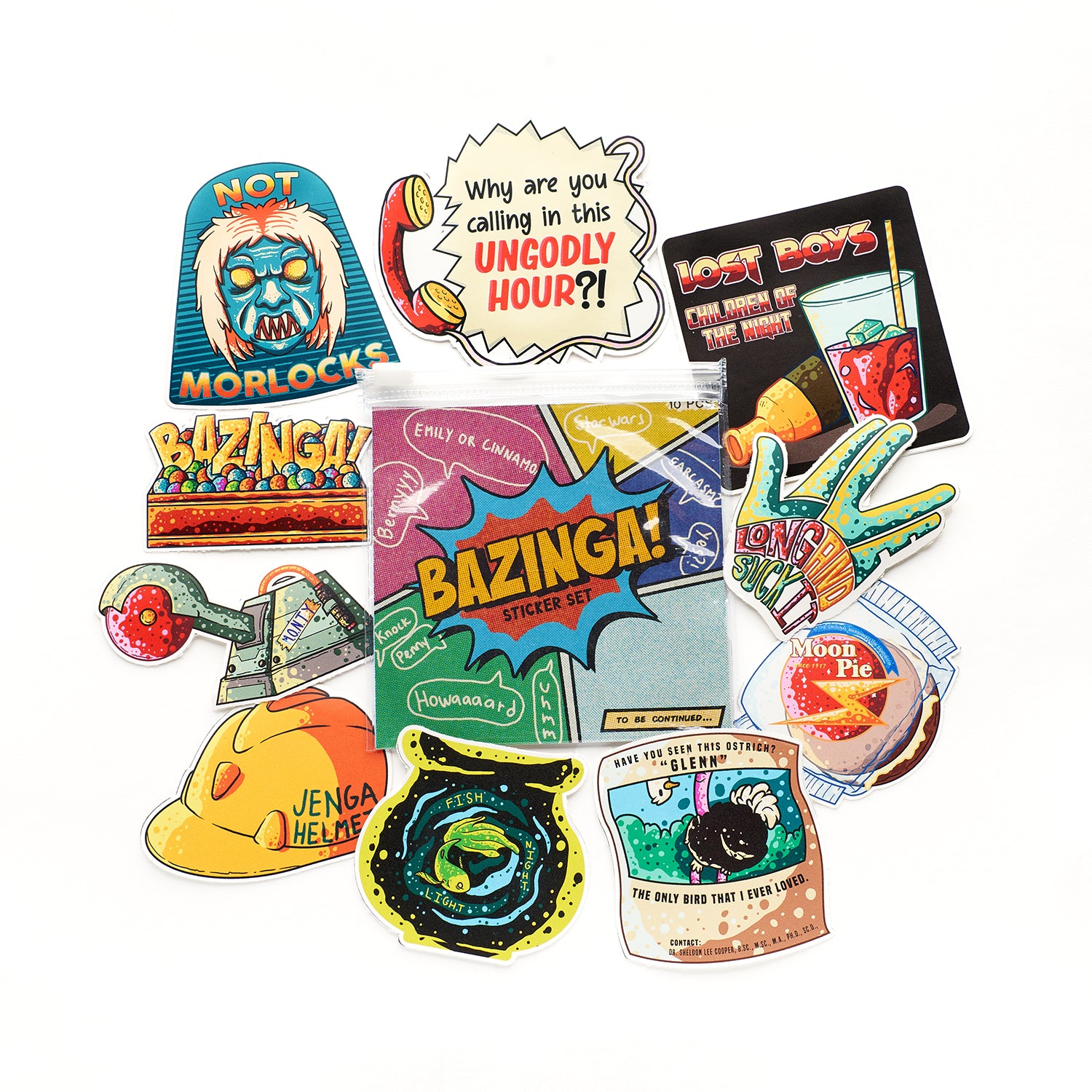 Bazinga Sticker Pack