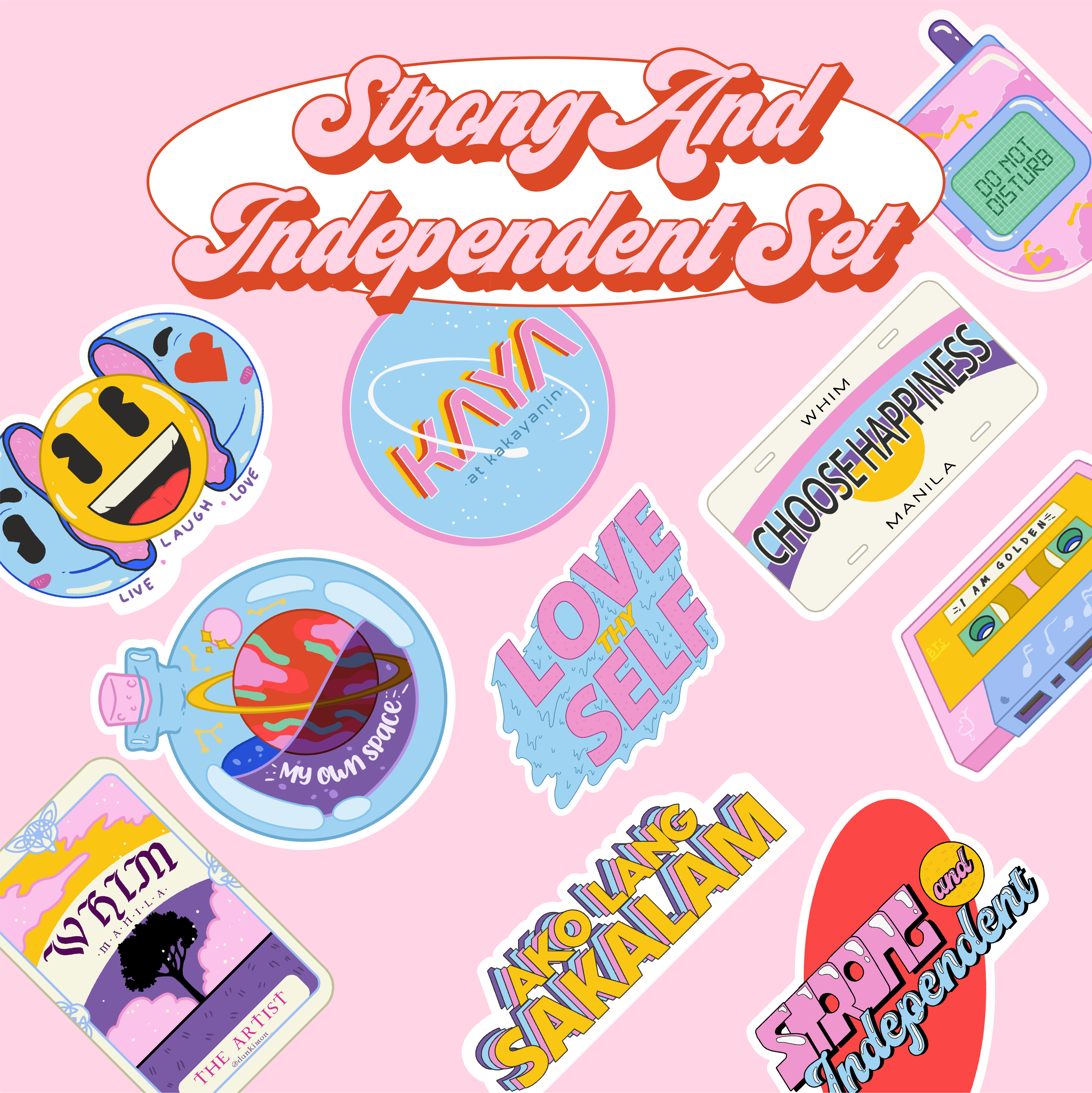 Strong and Independent Sticker Pack