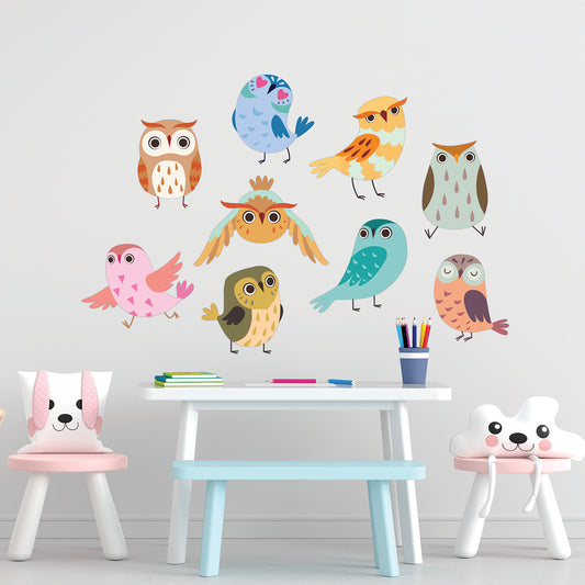 Cartoon Owls