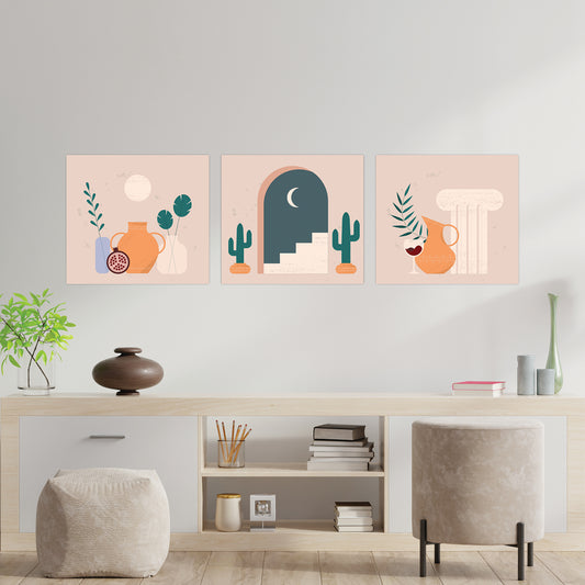 Cream Pots Architecture Panel