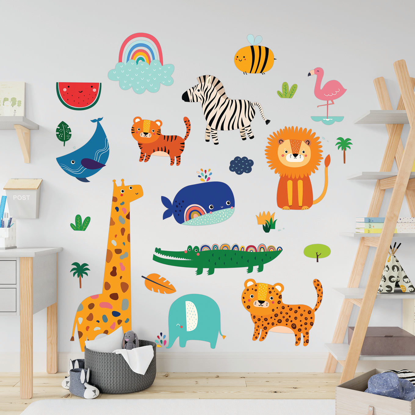 Kids Colorful Animals