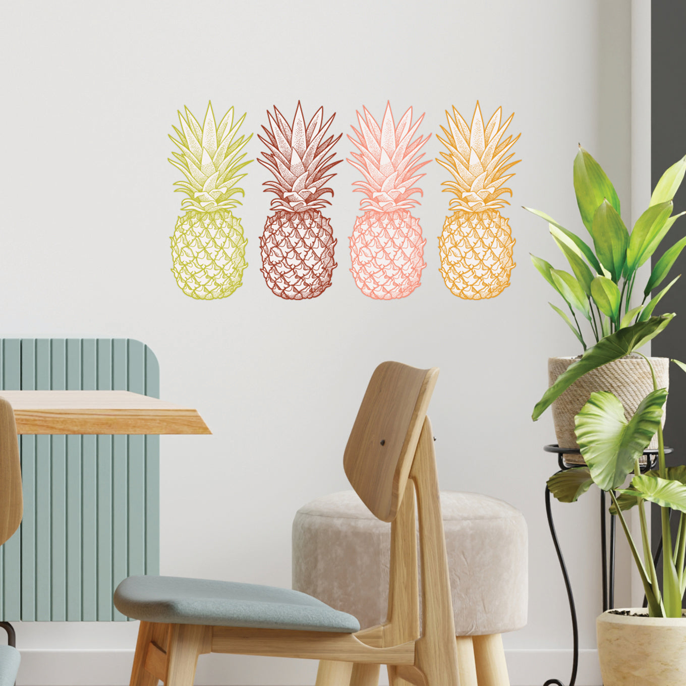 Pineapple Party Decal Set